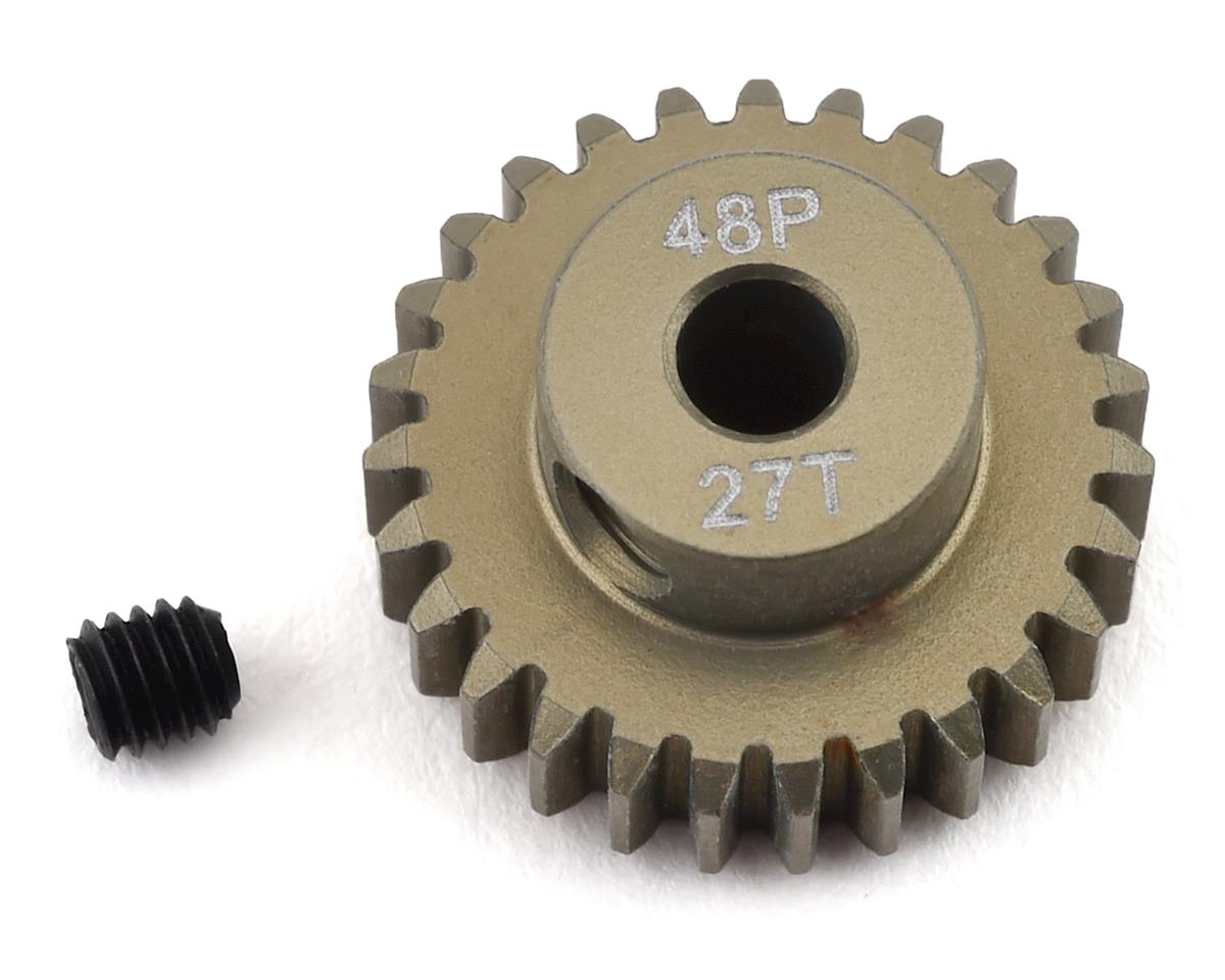 ProTek RC 48P Lightweight Hard Anodized Aluminum Pinion Gear (3.17mm Bore) (27T) - PTK-8614