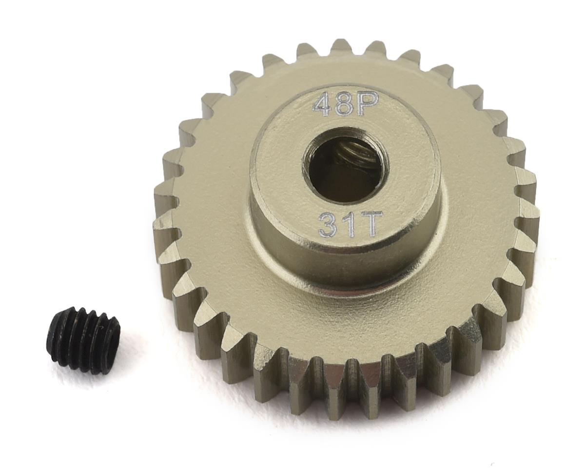 ProTek RC 48P Lightweight Hard Anodized Aluminum Pinion Gear (3.17mm Bore) (31T) - PTK-8618
