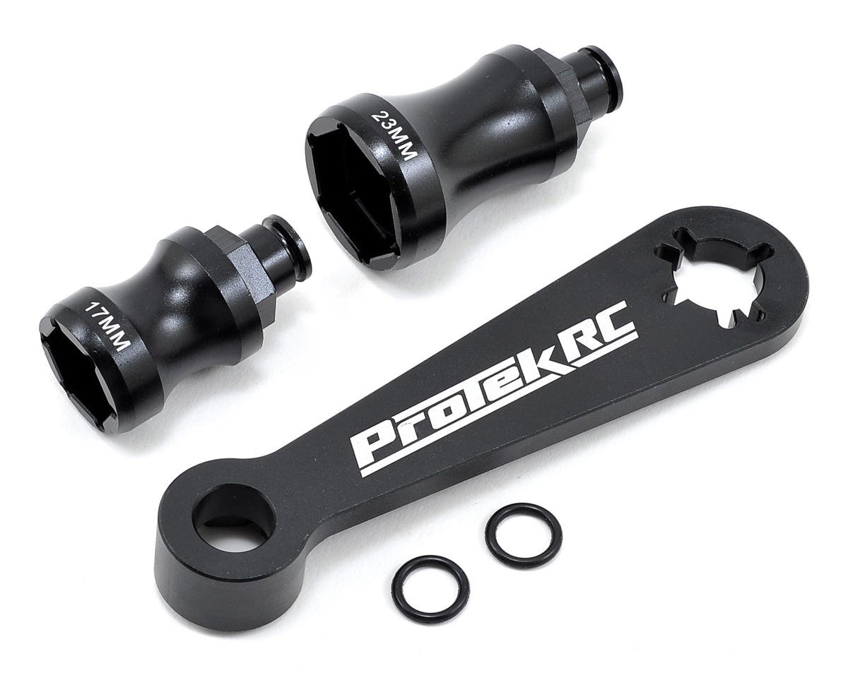 ProTek RC Aluminum Hex Wheel and Flywheel Wrench (Buggy, Truggy 17mm & 23mm) - PTK-2024