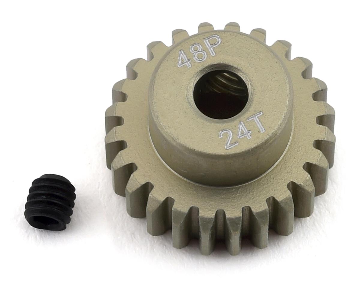ProTek RC 48P Lightweight Hard Anodized Aluminum Pinion Gear (3.17mm Bore) (24T) - PTK-8611