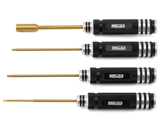 EcoPower 4-Piece Metric Hex & Nut Driver Tool Set (1.5, 2.0, 2.5mm/7mm) - ECP-3082