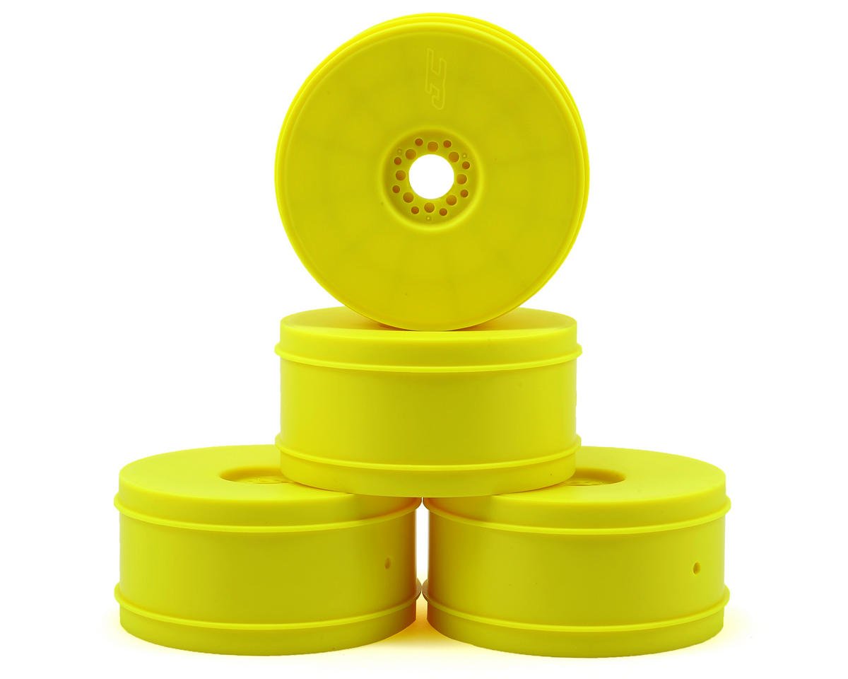 JConcepts Bullet 83mm 1/8th Buggy Wheel (Yellow) (4) - JCO3357Y