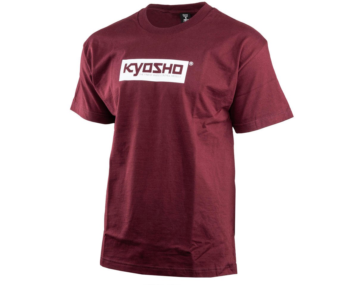 Kyosho Box Logo Beefy Tee T-Shirt (Burgundy)