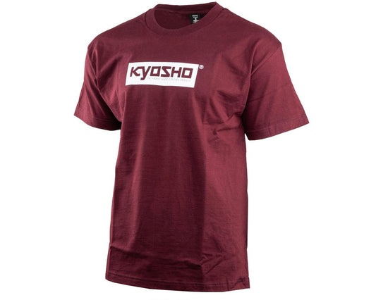 Kyosho Box Logo Beefy Tee T-Shirt (Burgundy)