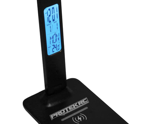 ProTek RC Multifunction LED Pit Light (w/Wireless Charge, Clock, Date & Temp) - PTK-8298