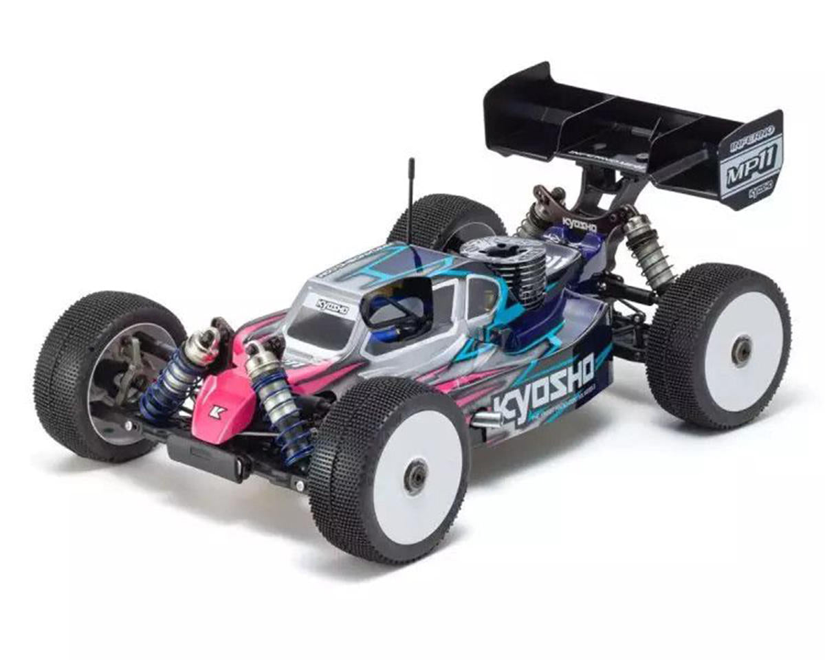 Kyosho Inferno MP11 1/8 4WD Off-Road Nitro Buggy Body Set (Clear) w/Decals & Masking Sheets