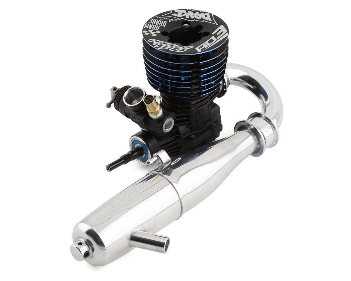 O.S. Speed B21 AD3 Adam Drake 3 Competition .21 Nitro Engine w/2100SC Pipe