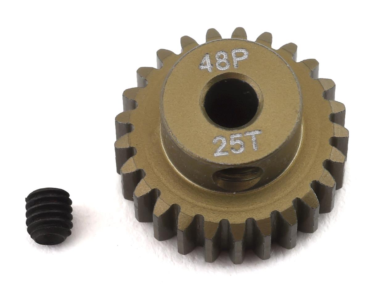 ProTek RC 48P Lightweight Hard Anodized Aluminum Pinion Gear (3.17mm Bore) (25T) - PTK-8612