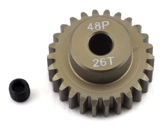 ProTek RC 48P Lightweight Hard Anodized Aluminum Pinion Gear (3.17mm Bore) (26T) - PTK-8613