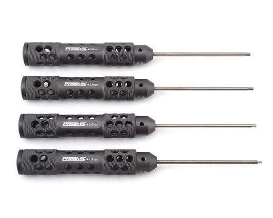 ProTek RC "TruTorque SL" Metric Hex Driver Set (4) (1.5mm, 2.0mm, 2.5mm, 3.0mm) - PTK-8416