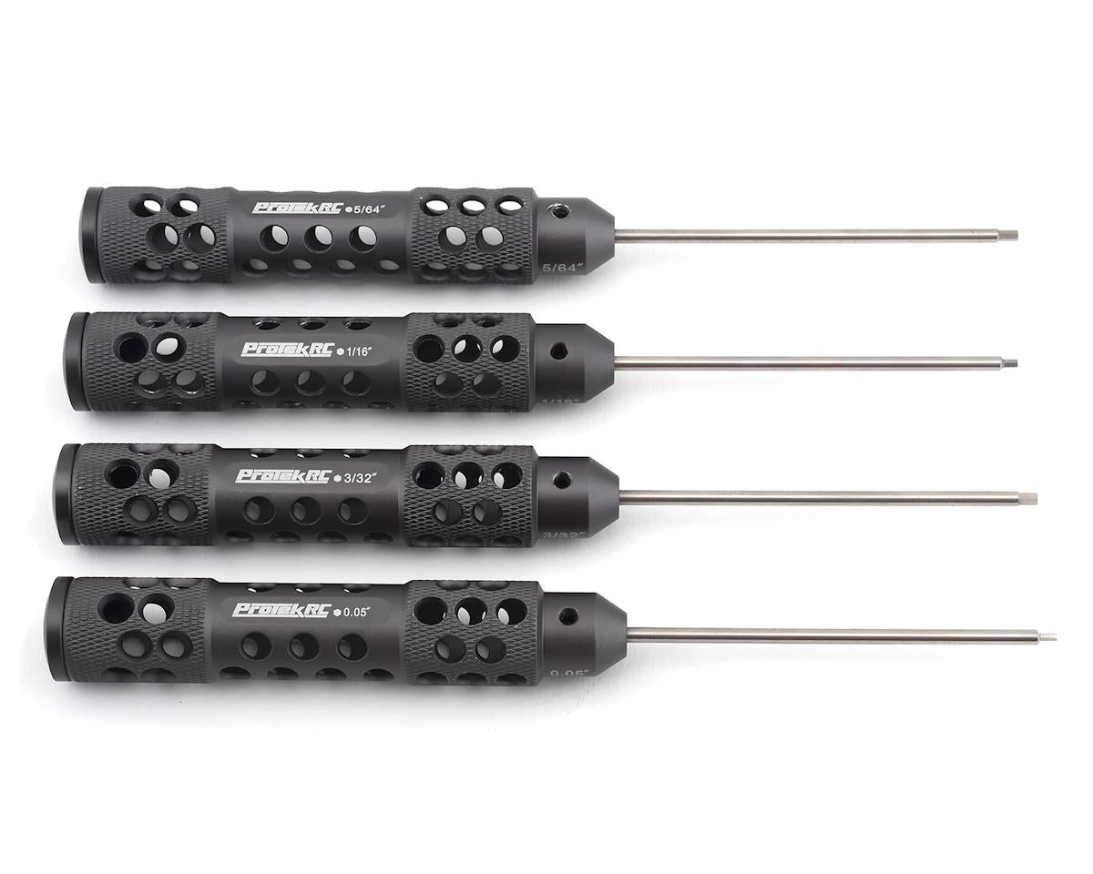 ProTek RC "TruTorque SL" Standard Hex Driver Set (4) (.050”, 1/16”, 5/64”, 3/32") - PTK-8418