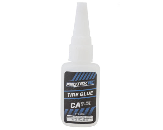 ProTek RC CA Tire Glue w/Glue Tip (Medium) (0.75oz) - PTK-1570