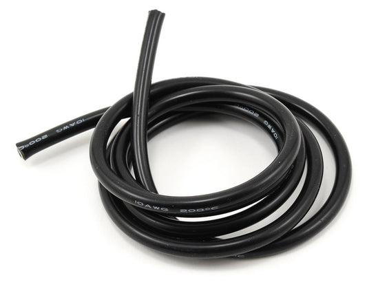 ProTek RC Silicone Hookup Wire (Black) (1 Meter) (10AWG) - PTK-5611