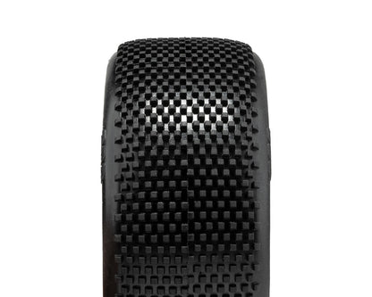 TZO Tires 202 1/8 Buggy Non-Glued Tire Set (White) (4) (Soft) - TZO-TZ202S-W-N