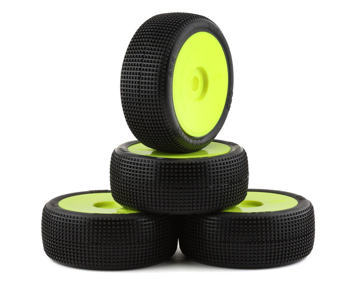 TZO Tires 402 1/8 Buggy Non-Glued Tire Set (Yellow) (4) (Soft)